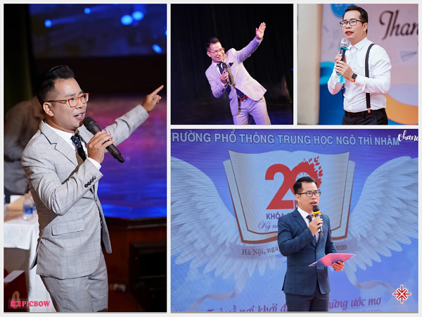 MC Phạm Hồng Phong - với sự nghiệp gần 20 năm trong nghề cầm mic.