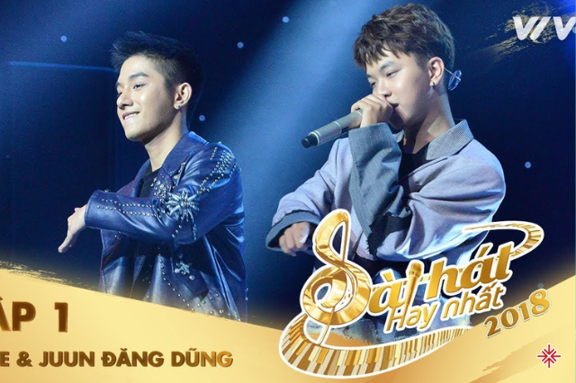 Ca sĩ Juun Đăng Dũng cùng R-Tee trình diễn ca khúc “Yêu bạn được không” trong chương trình “Sing My Song”.