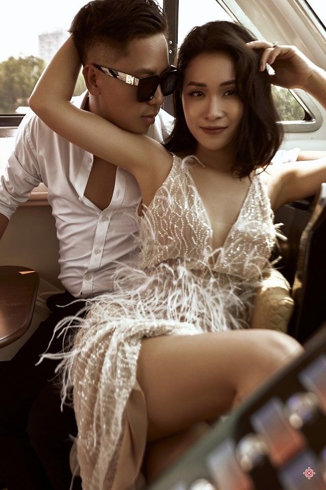 Ảnh cặp đôi Trang Công Minh và Mai Như Quỳnh do Long Nguyễn chụp.