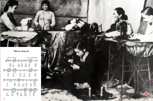 Ca khúc “Bài ca may áo” được nhạc sĩ Xuân Hồng sáng tác năm 1961.